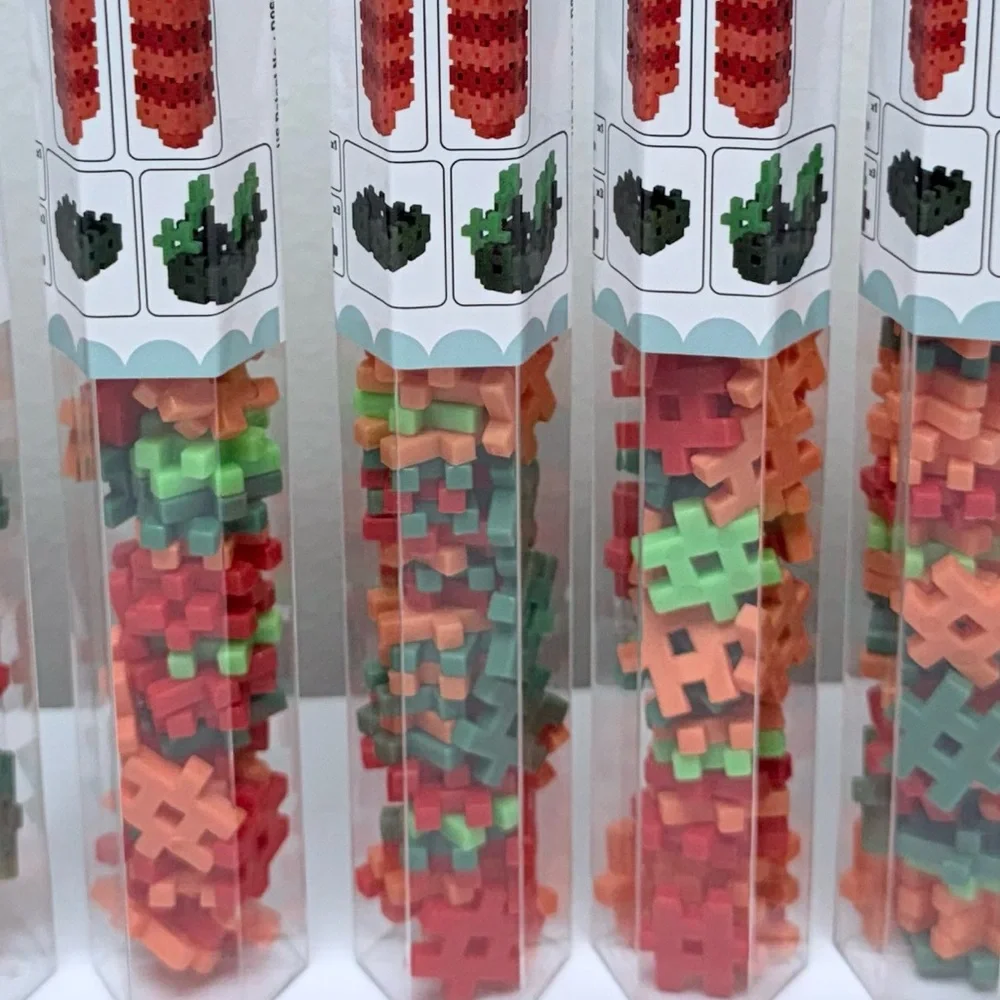 New! Lot of 5 Carrot Building Blocks Sets Multicolor Target Bullseye Playground